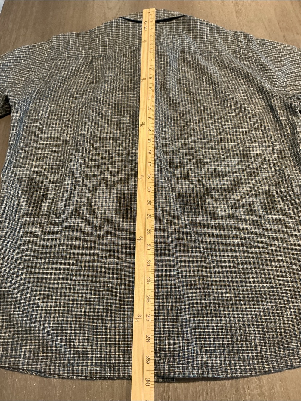 Patagonia Men’s Back Step Shirt Blue Plaid Short Sleeve M Hemp Cotton - Picture 10 of 11